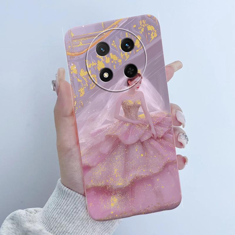 For Honor X9C Case 6.78 inch Bumper Shells Flower Girl Design Soft Silicone Protective Cover for Honor Magic7 Lite Coque fundas