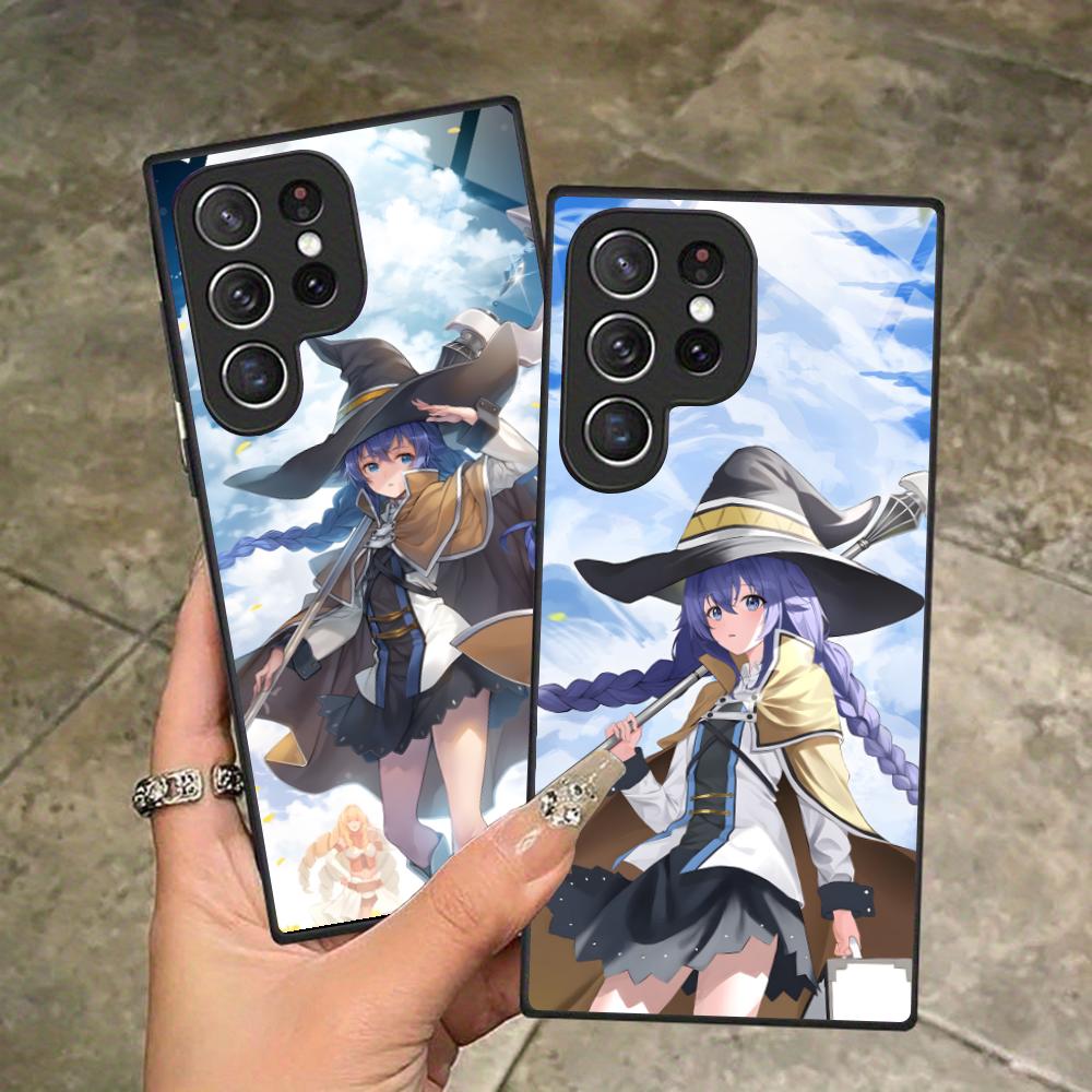 Mushoku Tensei Roxy Mobile Phone Case for Samsung Galaxy S26 S25 S24 S23 S22 S21 S20 Note20 Plus FE Ultra Glass Colorful Cover