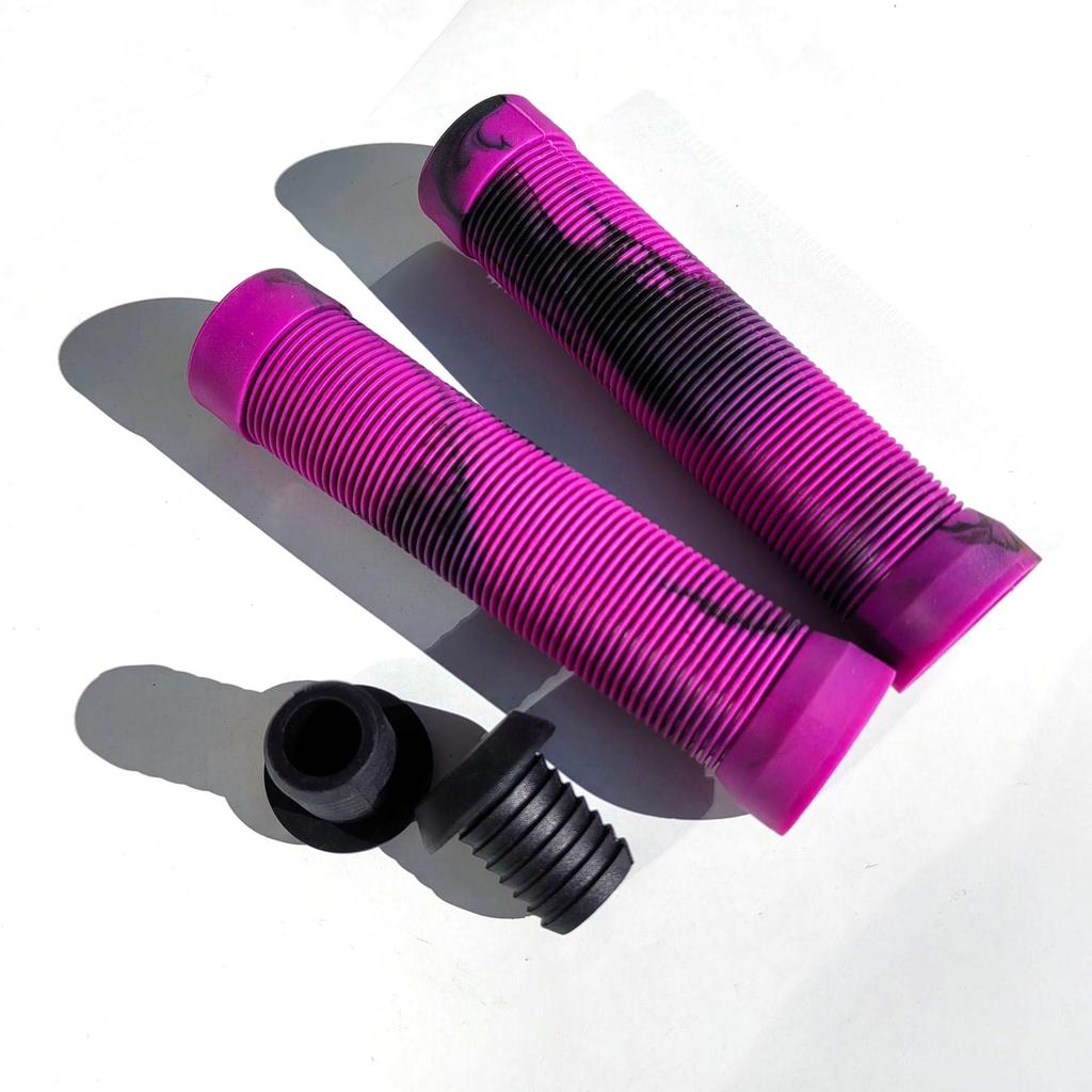 Rutschfeste, stoßdämpfende Mountainbike-Lenkergriffe aus Gummi - Bequemes, weiches, dickes Paar