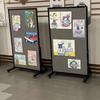 Mobiel Vilten Mededelingen- en Fotodisplaybord - Staand Aankondigingsbord voor School- en Kantoorgebruik