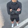 Unisex Laufjacke, Sport-Windjacke für Radfahren, Outdoor Reflektierend Langarm Schnelltrocknend Trainingskleidung