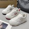 Women Shoes 2024 Autumn Trend Casual Sports Shoes Female Thick Soled Lightweight Anti Slip Breathable Lace Up Skateboard Shoes