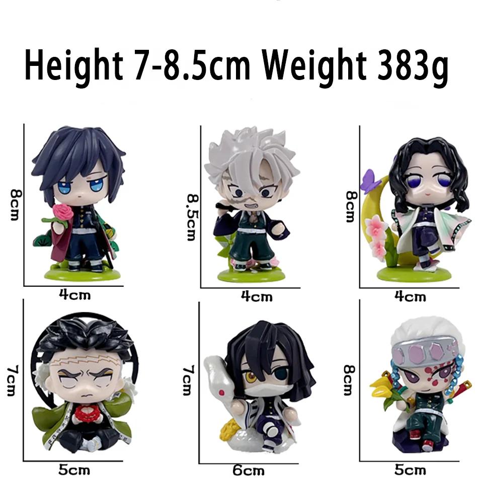 #Demon Slayer Tanjiro Kamado Nezuko Anime Cartoon Figure Blind Box Creative  Statue Model Ornament Surprise Gift Box