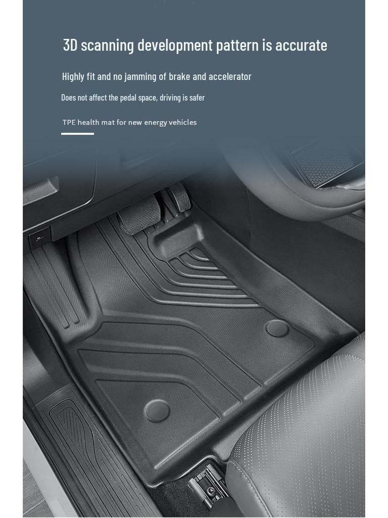 Umweltfreundliche TPE-Fußmatten für 24 SAIC MAXUS MIFA 9/G90, Inklusive Kofferraummatte.