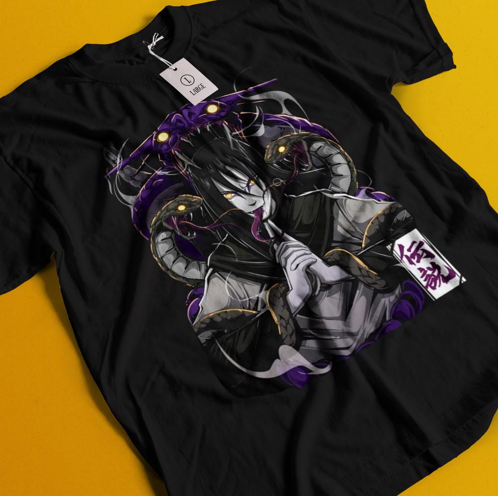 

Orochimaru T-Shirt Naruto Tshirt Jiraya Shirt Madara Kakashi Tee Itachi Uchiha 4XL