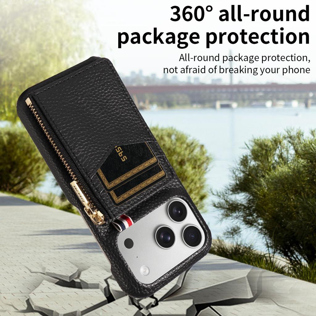 PU-Leder Handyhülle für iPhone 17 16 15 14 13 12 11 Pro Max Plus Mini 17 Pro Air Diebstahlschutz mit Kartenfächern Geldbörsen Cover