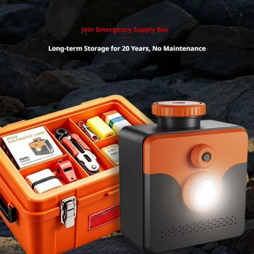 Keine Batterie Salzwasserlampe Salzwasserbetrieben Salzwasserlampe Outdoor Notfalllampe Notfall