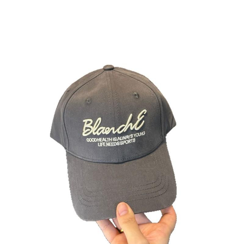 High-Quality Embroidered B Letter Baseball Cap Outdoor Slim Face Sun Hat Lightweight Couple