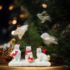 Polar Bear Resin Statue Christmas Decoration Cute Polar Bear Statue Decoration Home Decoration