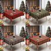 Neujahrstischdecke Rot Weihnachten Tisch Tischdecke Leichter Luxus High-End Rechteckige Kaffeetischdecke Neujahrs Dekorative Tischdecke