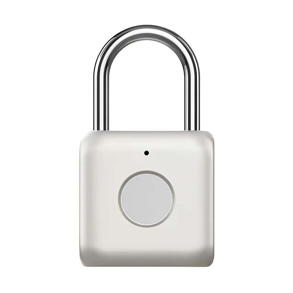 Multi Colors Waterproof Smart Fingerprint Padlock Anti-theft Locker Lock Finger Print Usb Rechargeable Keyless Luggage Padlock Fingerprint