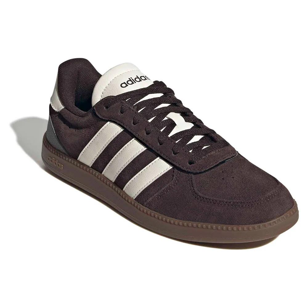 Adidas breaknet sleek sneakers leather synthetic brown/white