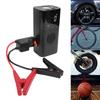 Car Battery Jump Starter 10,000mAh 3 LED Light Modes 2 USB Output Built in Air Compressor Portable Car Jump Starter