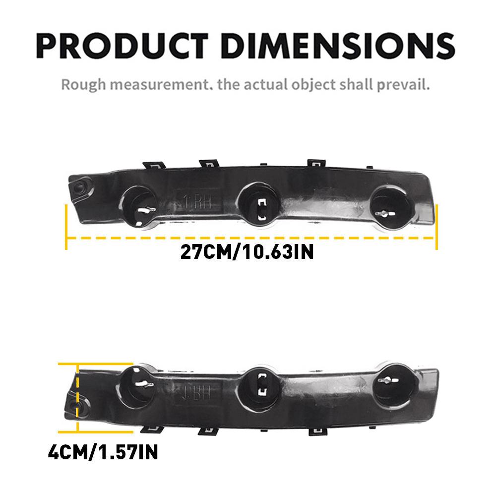 

2pcs Front Bumper Support Bracket For Nissan Rogue 2014 2015 2016 2017 2018 2019 #62222-4BA1A 62223-4BA1A Left Right Accessories