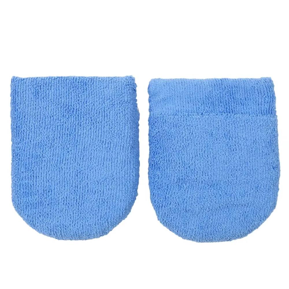 2 PCS Soft Car Waxing Sponge Microfiber Car Wash Sponge  Car Detailing Care Tool Blue 2pcs