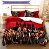 3pcs Custom Name Red Dead Redemption Bedding Set Duvet Cover Closure Includes 1 Duvet Cover & 2 Pillowcases for All Seasons Bedroom Decor