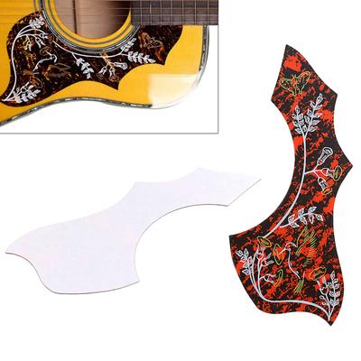 Gitarrenschlagbrett Folk Akustikgitarre Kratzschutz Selbstklebend Gitarren Pickguard Kratzschutzplatte Gitarrenteil