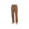 Reebok Solid Color Lace-Up Straight Leg Casual Pants Unisex bottoms Red-Brown 23FRC603UGR1