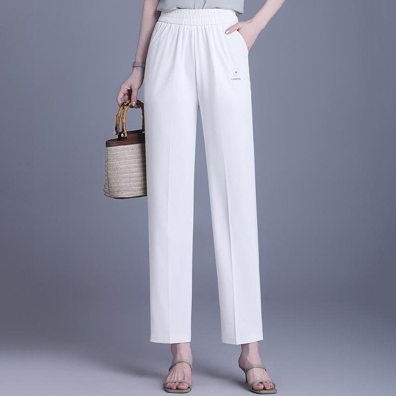 

Summer Straight Pants for Women Clothes Plus Size Casual High Waist Woman Trousers 6XL