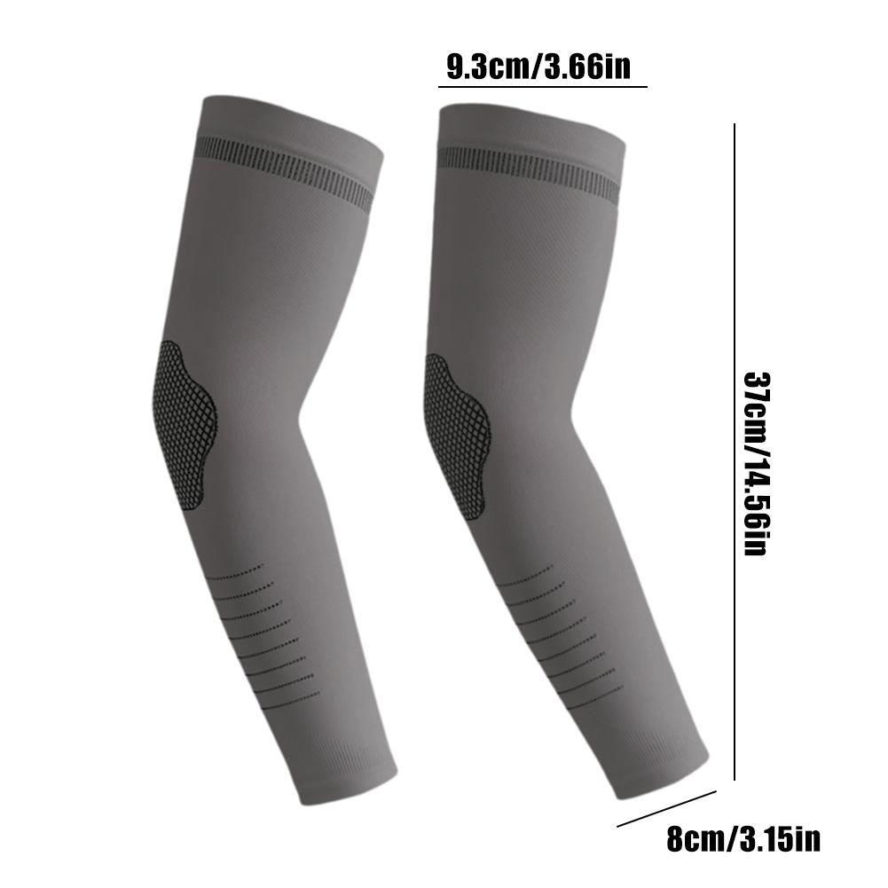 1 Paire Manches d'Été UPF50+ Sensation de Fraîcheur Respirantes Soie Glacée Manchon de Cyclisme Course à Pied Pêche Protection Solaire Soutien de Bras Unisexe Nouveau