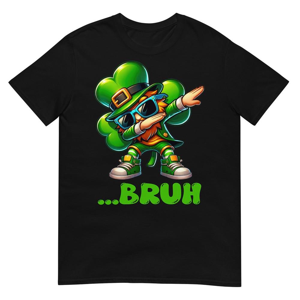 

Bruh Dab Leprechaun Funny Kids Boys Men St Patrick Day T-Shirt M