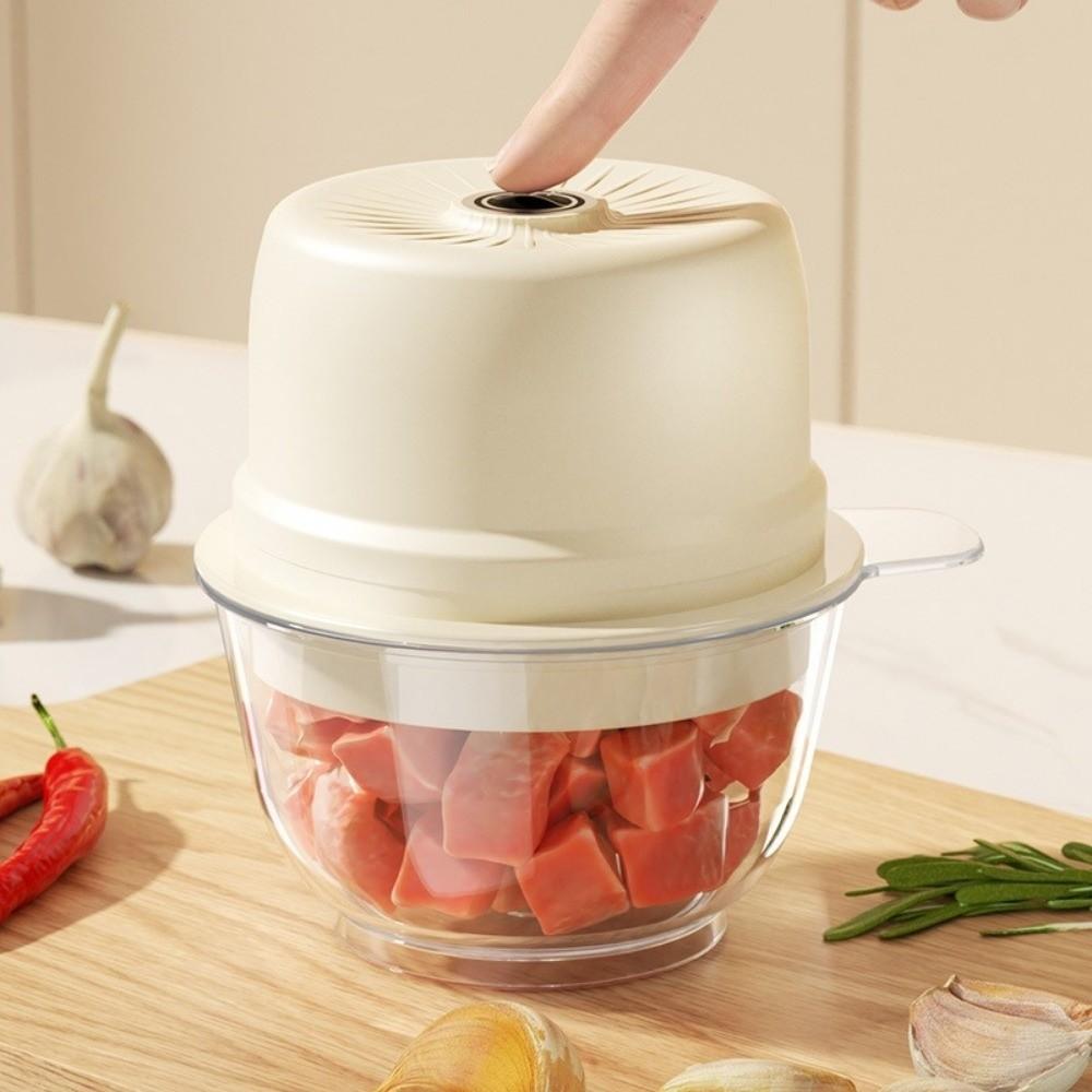 Wireless Electric Grinder Garlic Masher Portable Rechargeable Mini Food Processor Efficient One-Button Operation Meat Grinder