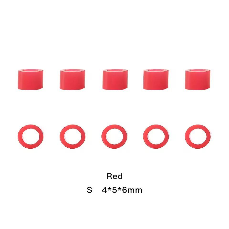 100Pcs/Box Dental Color Code Ring Silicone Identification Circle Orthodontic Instrument Dentistry Material Autoclavable