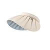 Women's Lightweight Sunshade Cap - Rollable, Breathable, UV Protection, Hair Tie Included