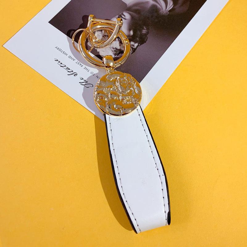 Creative Pu Leather Dragon Keychain Cartoon Car Bag Doll Key Chain Pendant New Small Gift