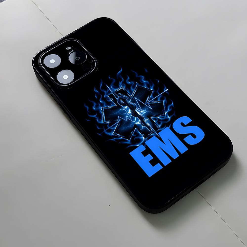 

EMT EMS Medical Rescue Phone Case For Iphone 16 15 12 14 Se 2020 Smart Wireless Charging 16 Pro Max 11 13 Xr X Xs Mini Plus Fund iPhone14