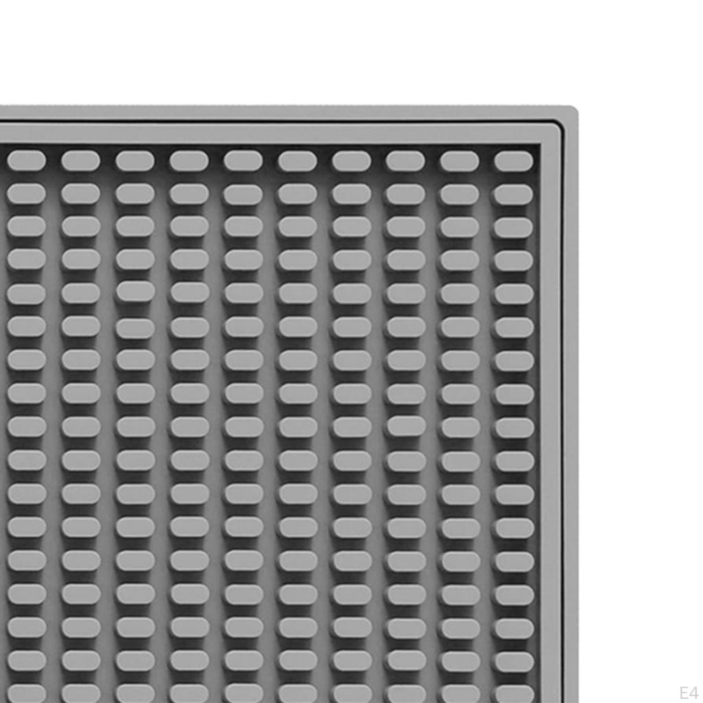 2 Pieces Silicone Bar Mat Countertop Easy Clean Drain Pad Glasses Drying for Restaurant Counter