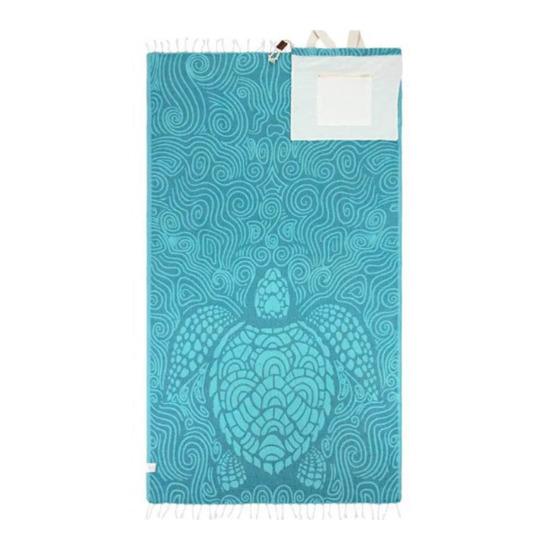 2-in-1 Beach Towel Convertible Backpack Backpack with Towel And Inner Zipper Pocket