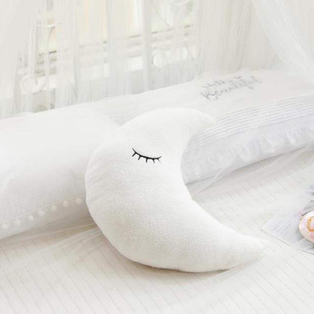 Stuffed Cloud Moon Star Raindrop Plush Pillow Soft Cushion Cloud Stuffed Plush Toys For Children Baby Kids Pillow Girl Gift
