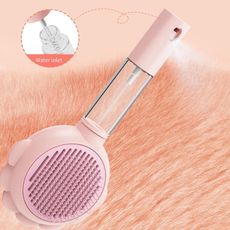 Pet Hair Grooming Fogging Comb Cats Remove Long Short Hair Cats Massaging Comb for Gentle Grooming