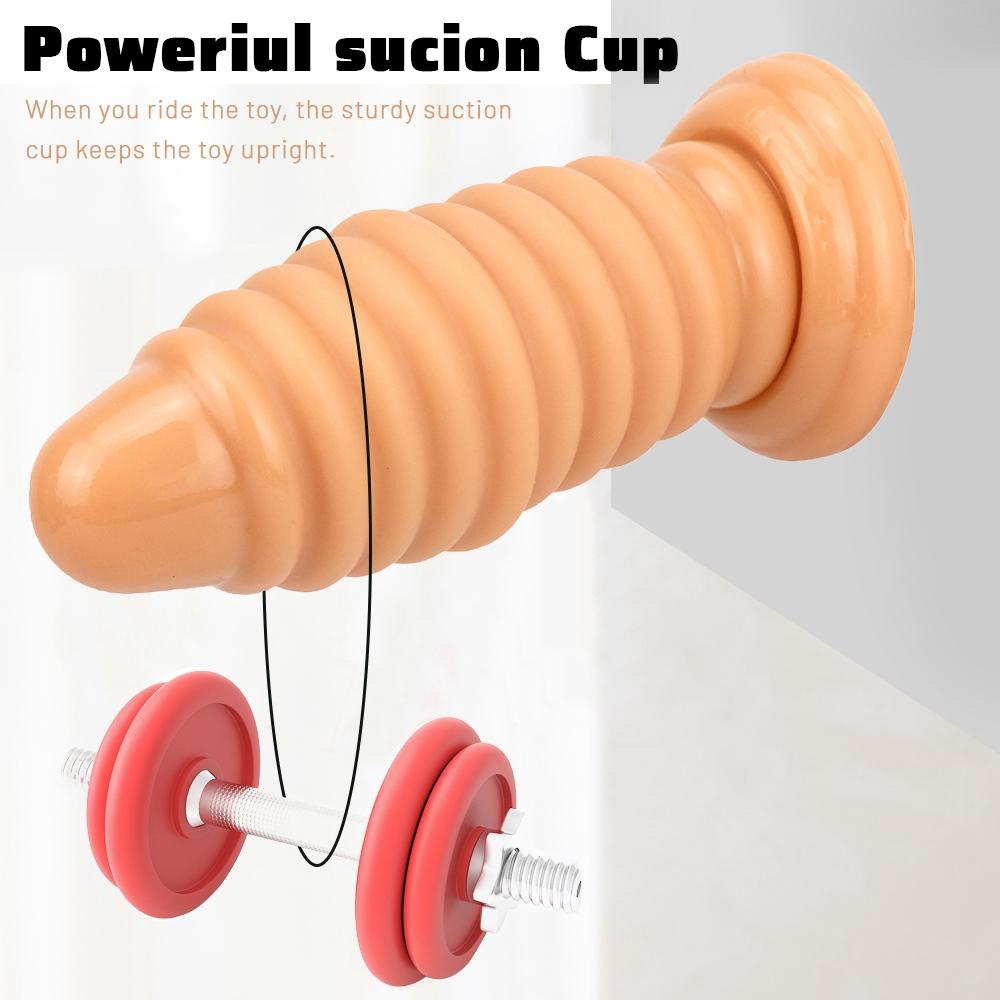 MoDi Soft Anal Plug Dildos Stimulate Vagina and Anus Big Butt Plug Anal Dilator Sex Toys for Women and Men
