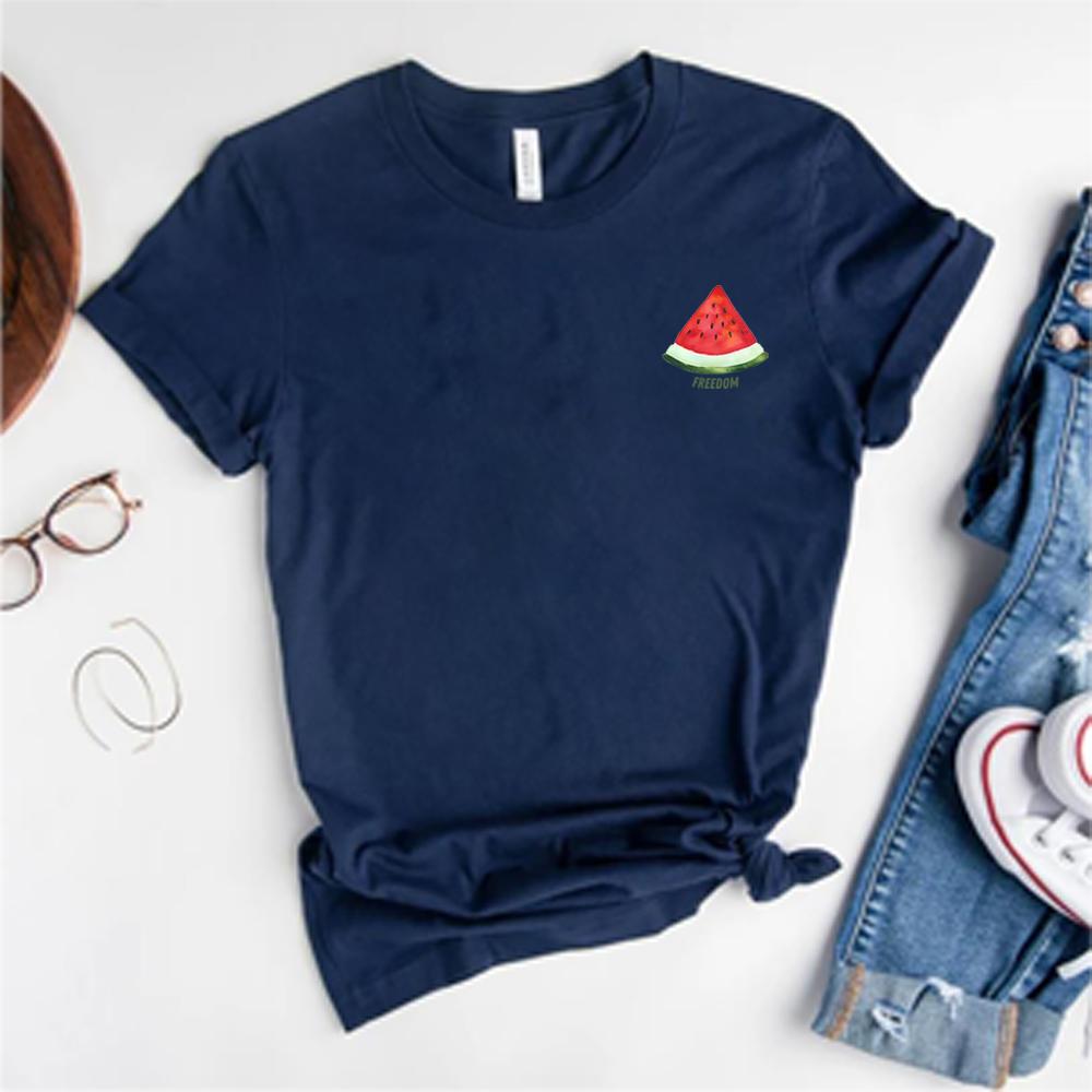 Funny Freedom Watermelon Tshirt You Will Never Walk Alone Shirt Watermelon Graphic Shirts Cute Watermelon Tee Unisex Tshirts