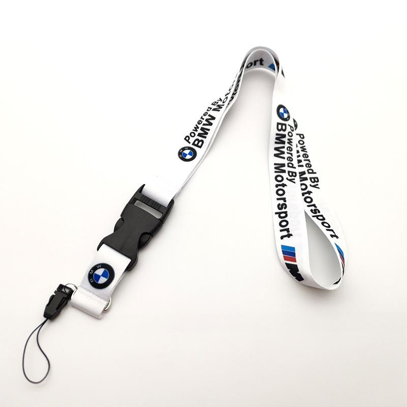 ZDNE2 BMW Emblem Nylon Lanyard Printing Style Long short Keychain For BMW M Performance E90 E60 E46 1 2 3 4 5 7 Series Accessories