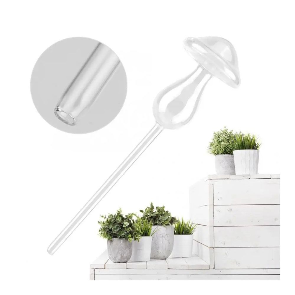 Mushroom Shape Plant Watering Glass Globes Glass Drip Irrigation System Home Supplies
