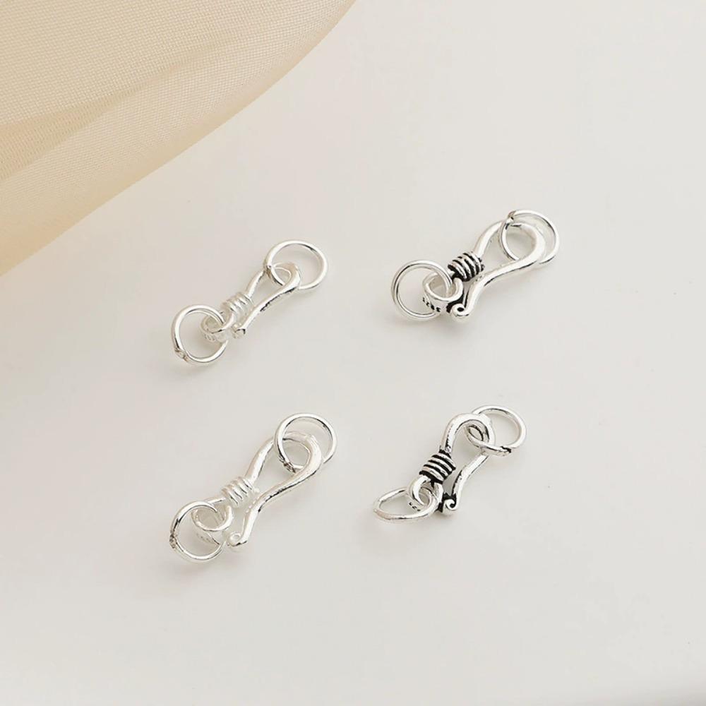 1PC S Hook Clasp Eye Fish with Closed Jump Ring for DIY Necklace Bracelet Jewelry Making Components Findings