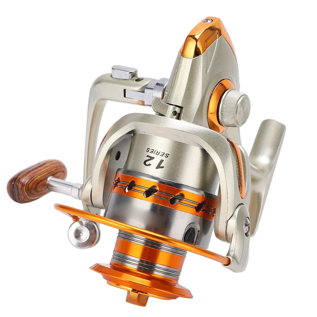 Mulinello da Pesca in Mare EF4000 Canna da Mosca Mulinello da Spinning Braccio a Bilanciere Digitale in Metallo CNC Mulinello da Baitcasting