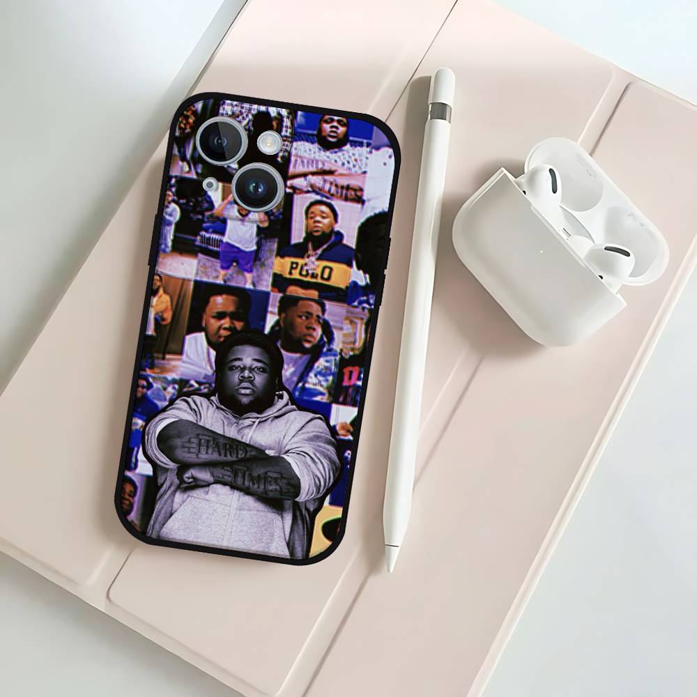 Rod Wave Rapper Phone Case For IPhone 17 16 15 14 13 12 11 X XR XS Plus Pro Max Mini Soft Black Cover