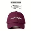 Cappellino da Baseball Ricamato Figlia Preferita, Unisex Regolabile Traspirante Cappello da Golf per Donne e Uomini, Moda Estiva Curvo Bri
