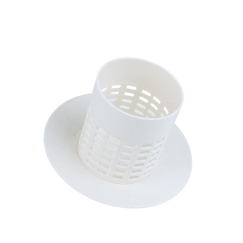 Pvc Roof Ventilation Grille Rain Cap Round Hood For 75-250Mm Pipe Vents Chimney Outlet Weather Protection