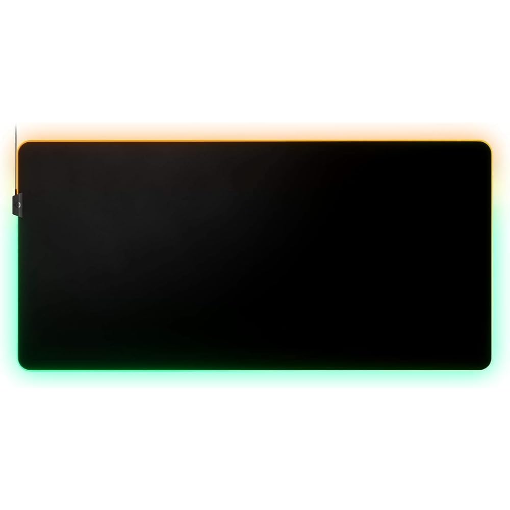 SteelSeries QcK Prism 3XL Gaming Mouse Pad Large RGB Illumination Non-Slip Rubber Base 12.2cm x 59cm x 0.4cm