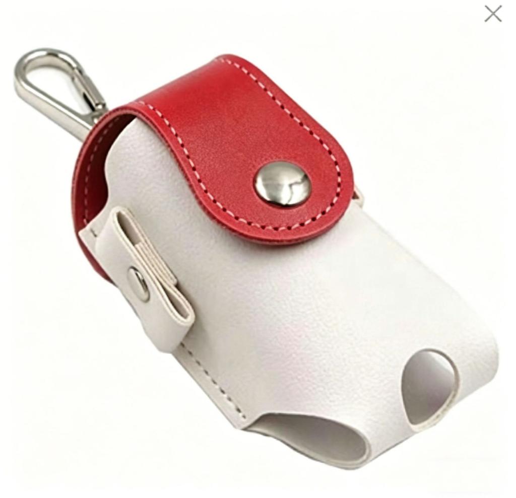 Portable Golf Bag Waterproof Leather Ball Bag Golf Small Fanny Bag Buckle Accessory Bag Lightweight