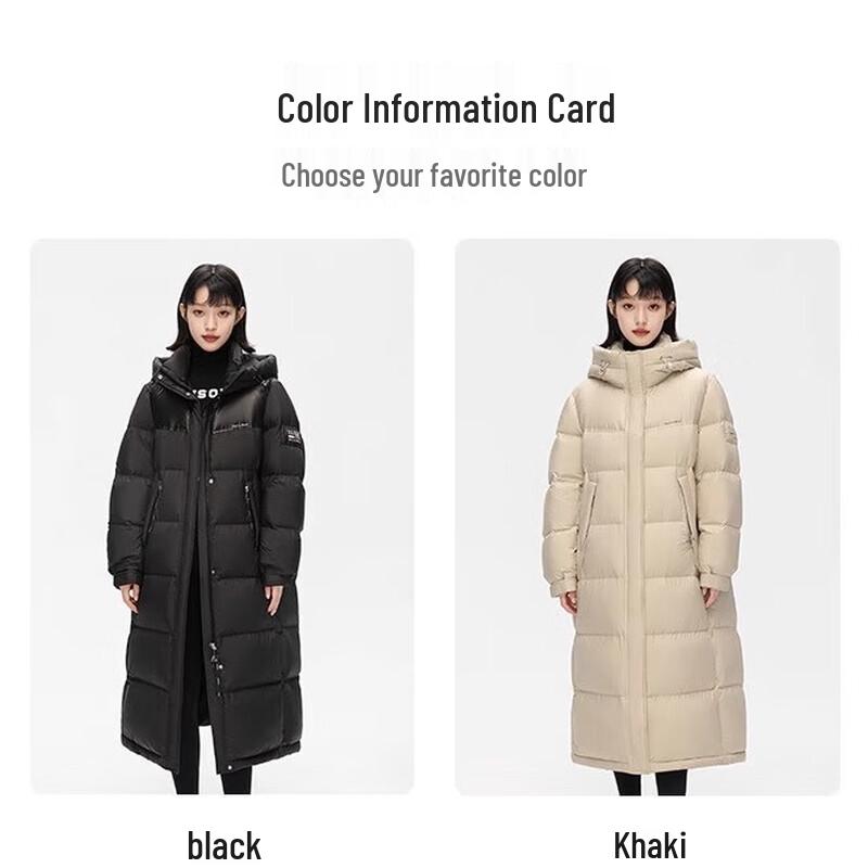 SNOWFLYING 2024 Women's Mid-Length Winter Down Coat