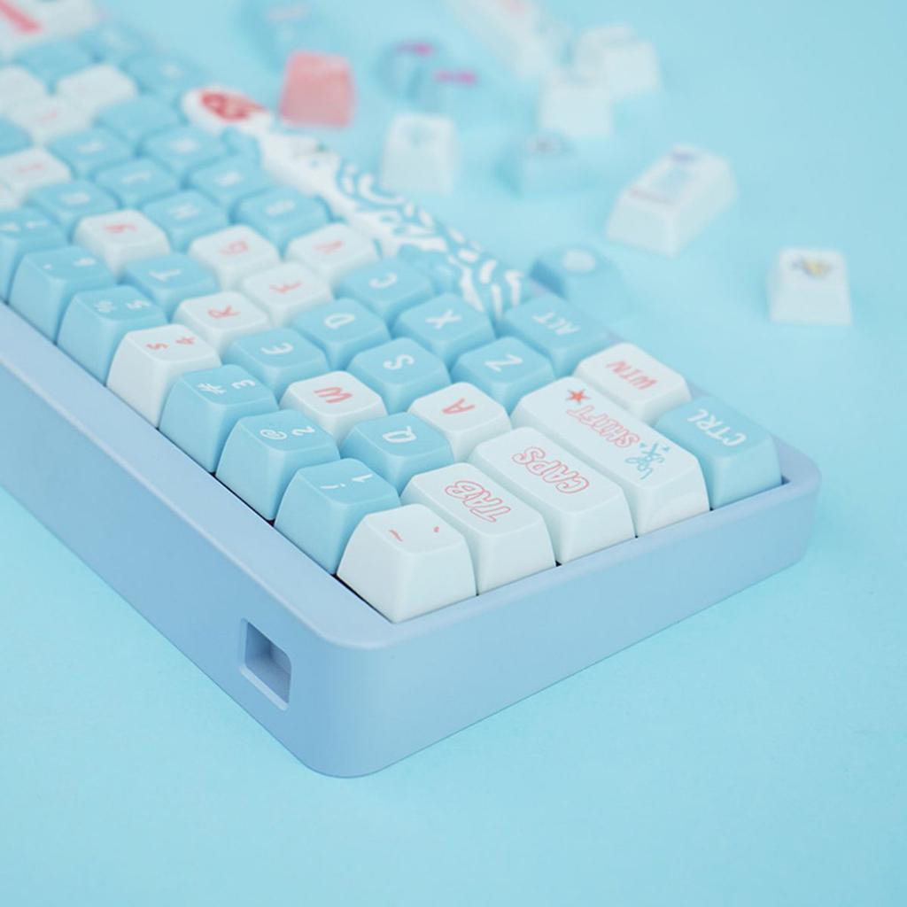 XDA PBT-Tastenkappen – Set Mit 8 Niedlichen Tasten Für Mechanische Tastaturen (61/87/104/108 Tasten)