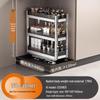 Beifu Three-Tier Pull-Out Spice Rack for Narrow Cabinets