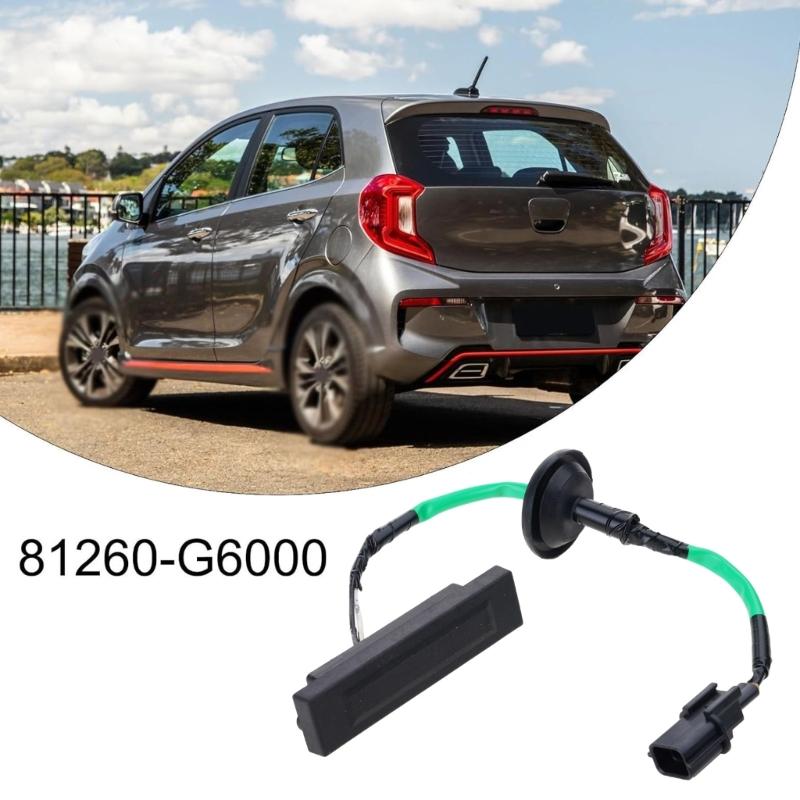 Tailgate Electric Lid Lock Actuator Push Button Replace 81260-G6000 81260-G6010 For Selected Model