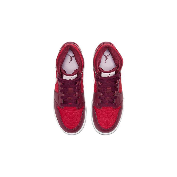 Jordan 1 Mid SE Red Quilt GS AV5174-600